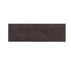 Console à rayures marron / noir / bleu marine avec 2 tiroirs et étagère inférieure – 1 place