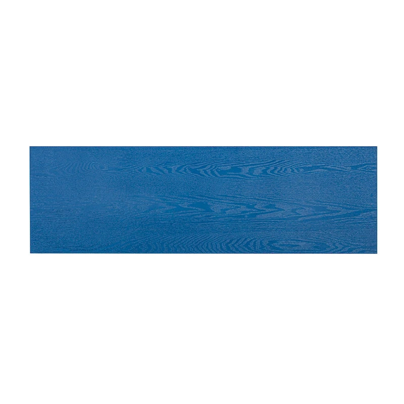 Console à rayures marron / noir / bleu marine avec 2 tiroirs et étagère inférieure – 1 place