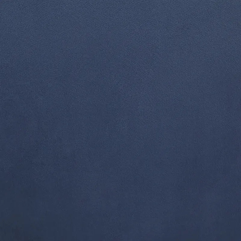 Fauteuil d'appoint capitonné en velours bleu – Style Mid-Century, une place