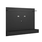 Meuble TV mural flottant avec LED et 3 tiroirs, pour téléviseurs jusqu'à 70" – Blanc/Noir/Naturel