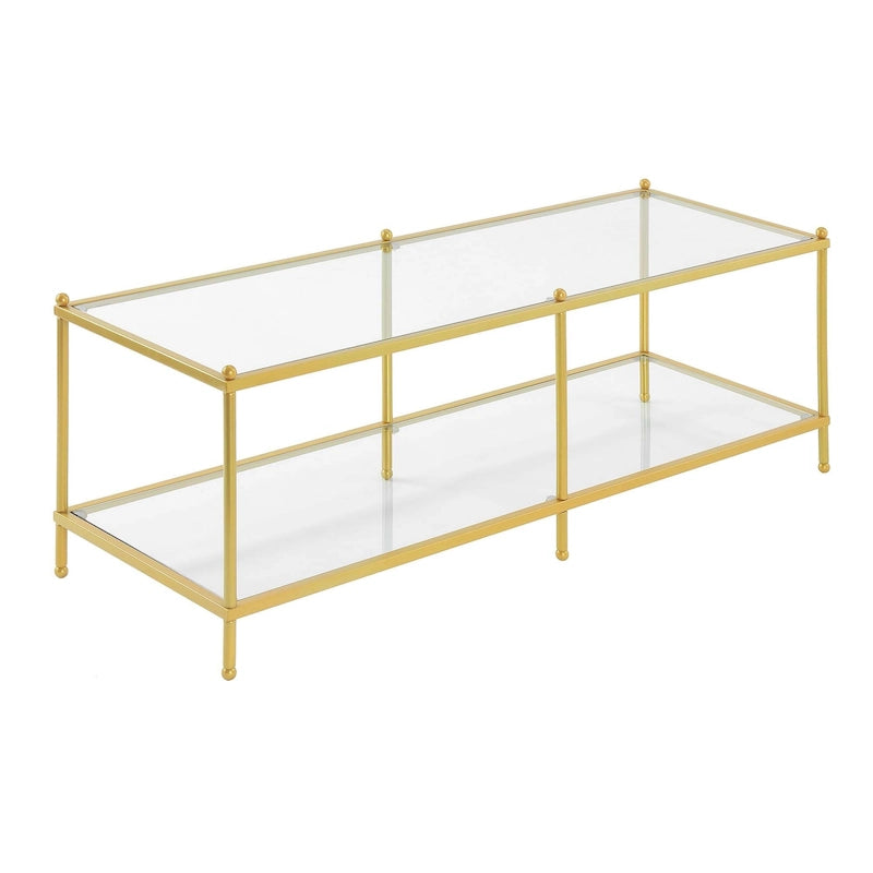 Table basse 2 niveaux chrome et verre – Style moderne pour salon, peut accueillir 1 à 4 personnes