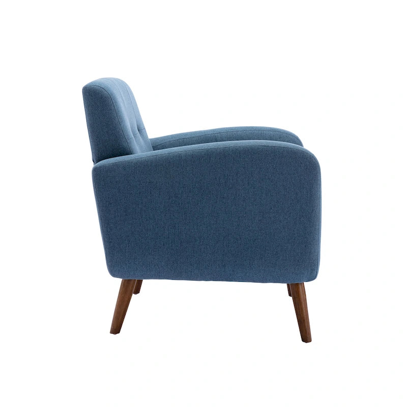 Fauteuil capitonné, options tissu et PU, une place – Plusieurs coloris