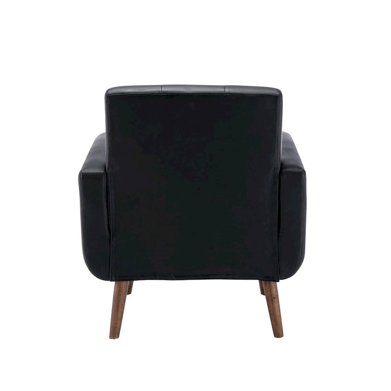 Fauteuil capitonné, options tissu et PU, une place – Plusieurs coloris