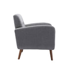 Fauteuil capitonné, options tissu et PU, une place – Plusieurs coloris