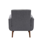 Fauteuil capitonné, options tissu et PU, une place – Plusieurs coloris