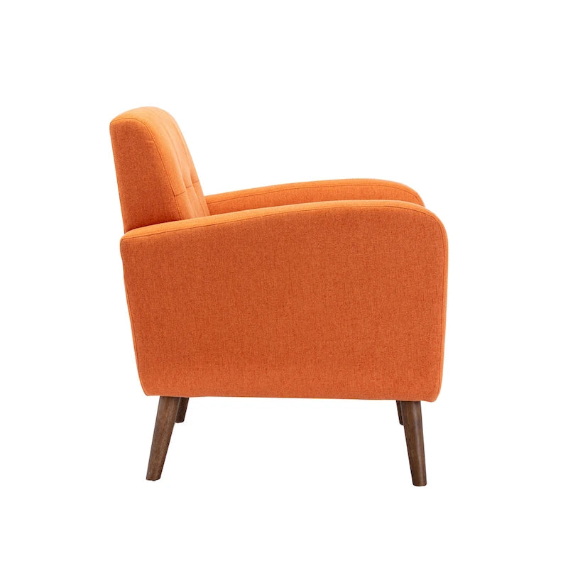 Fauteuil capitonné, options tissu et PU, une place – Plusieurs coloris