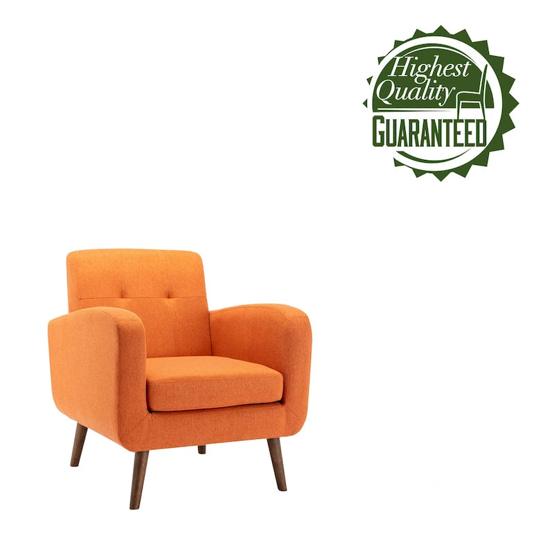 Fauteuil capitonné, options tissu et PU, une place – Plusieurs coloris