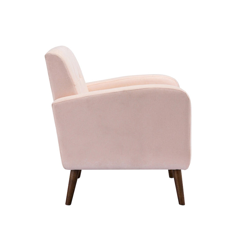 Fauteuil capitonné, options tissu et PU, une place – Plusieurs coloris