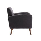 Fauteuil capitonné, options tissu et PU, une place – Plusieurs coloris