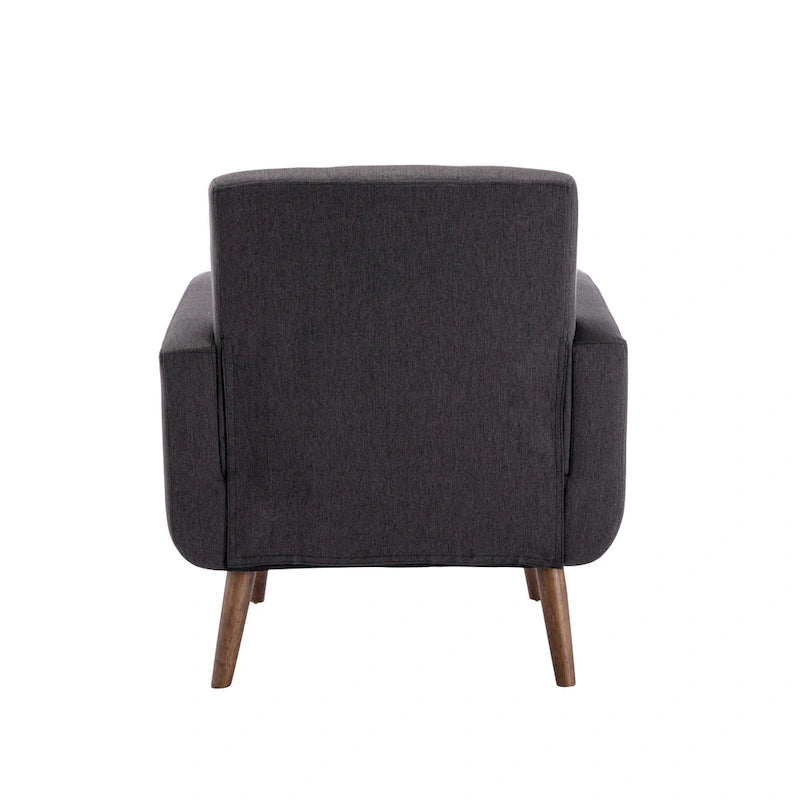 Fauteuil capitonné, options tissu et PU, une place – Plusieurs coloris
