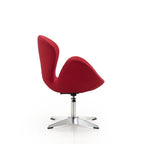 Fauteuil d'appoint pivotant réglable en tissu rouge / orange / gris / vert / bleu – Monoplace
