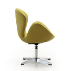 Fauteuil d'appoint pivotant réglable en tissu rouge / orange / gris / vert / bleu – Monoplace