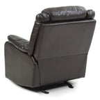 Fauteuil inclinable à bascule en similicuir, un place – Gris / Rouge / Crème / Marron foncé / Noir / Perle