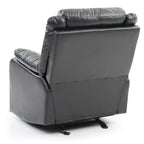 Fauteuil inclinable à bascule en similicuir, un place – Gris / Rouge / Crème / Marron foncé / Noir / Perle