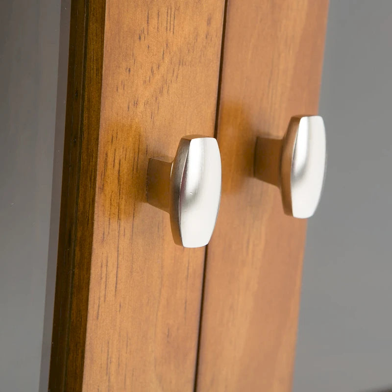 Meuble TV en bois – Brun Miel/Doré Clair/Tabac | Style Shaker