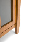 Meuble TV en bois – Brun Miel/Doré Clair/Tabac | Style Shaker