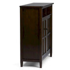Meuble TV en bois – Brun Miel/Doré Clair/Tabac | Style Shaker