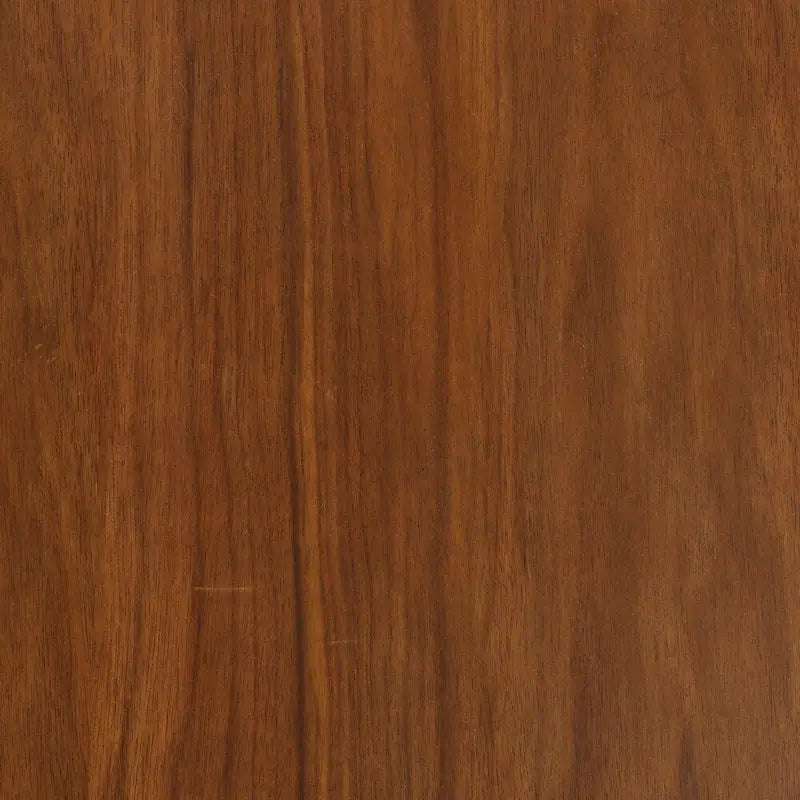 Table basse ronde du milieu du siècle – Espresso et Noyer, assemblage à 2 personnes