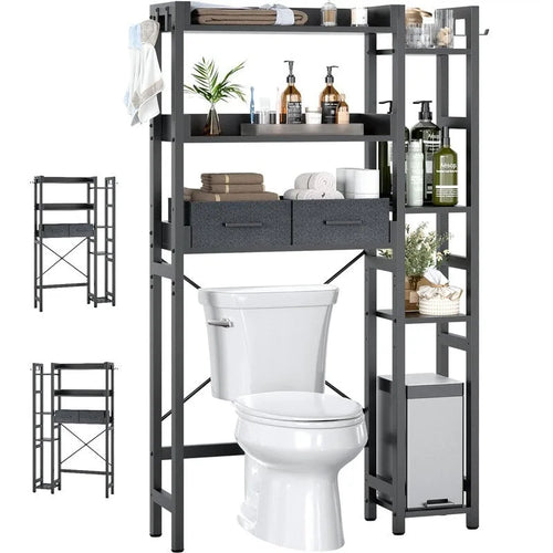 Over The Toilet Storage Cabinet - 9.4D x 31.1W x 63.4H
