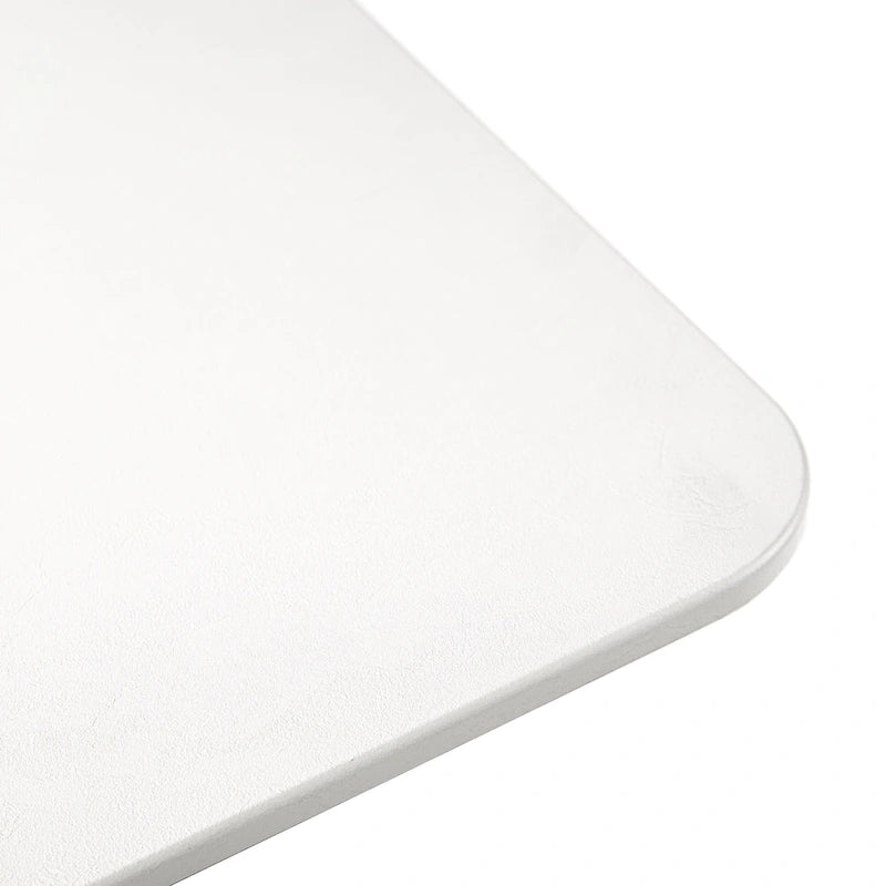 Bureau mobile pneumatique assis-debout simple utilisateur, coloris expresso/blanc