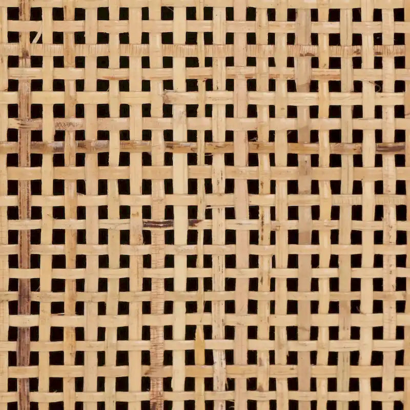 Meuble TV en rotin noir/naturel à 2 portes, L 137 cm – 1 unité
