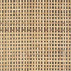 Meuble TV en rotin noir/naturel à 2 portes, L 137 cm – 1 unité