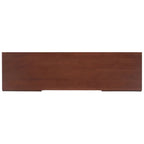 Meuble TV en rotin noir/naturel à 2 portes, L 137 cm – 1 unité