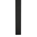 Meuble TV en rotin noir/naturel à 2 portes, L 137 cm – 1 unité