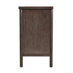 Commode 3 tiroirs marron clair/naturel avec pieds arrondis – 1 personne