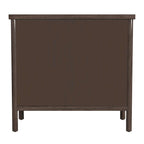 Commode 3 tiroirs marron clair/naturel avec pieds arrondis – 1 personne