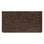 Commode 3 tiroirs marron clair/naturel avec pieds arrondis – 1 personne