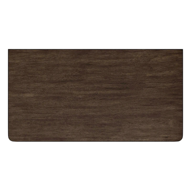 Commode 3 tiroirs marron clair/naturel avec pieds arrondis – 1 personne