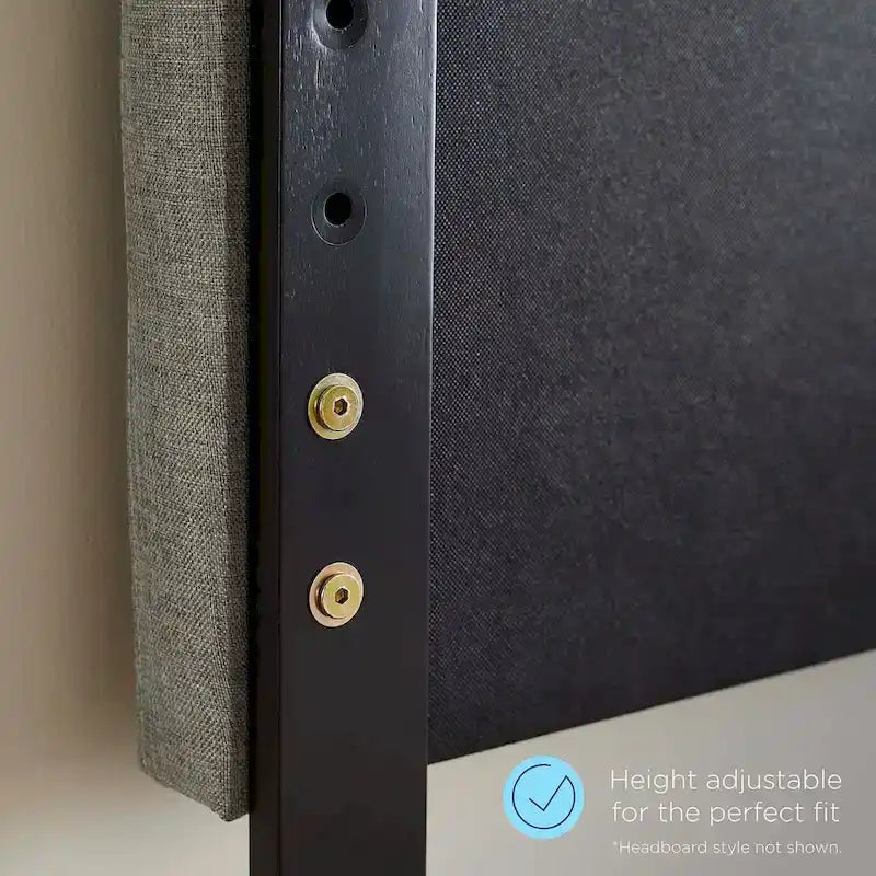 Lit plateforme simple capitonné en velours