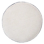 Ottoman bleu 100 % coton, 45 cm, une place